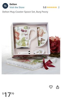 Mug /Coaster/Spoon St. Rose Bird Dishwasher and microwave safe