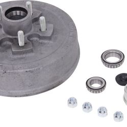 Trailer Hub/Drum ASsembly - 3,500-lb E-Z Lube Axles - 10" Diameter - 5 on 4-1/2 - Galvanized