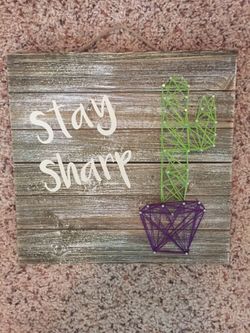 String art decor handmade