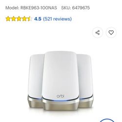 Netgear Orbi 960 Axe11000 Wifi Mesh System 