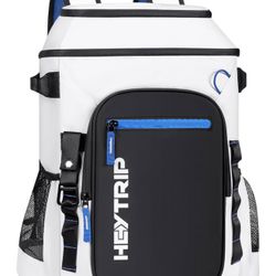 Heytrip Backpack Cooler 36/54 Cans Insulated Waterproof Cooler Bag for 20 Hours Cold Retention, Leak-Proof Camping Cooler with Multi-Compartments