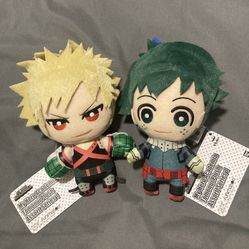 Anime My Hero Academia Plushies with Keychain