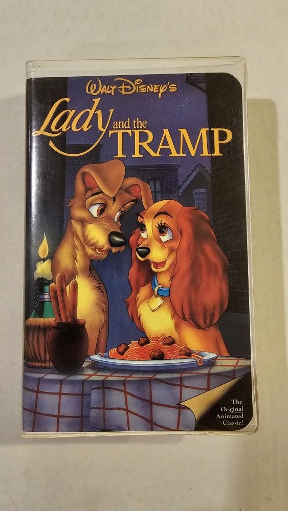 VHS Disney Lady And The Tramp Black DiamondClassic