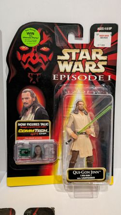 Star Wars Episode I Qui-Gon Jinn & Ki Adi Mundi Action Figure