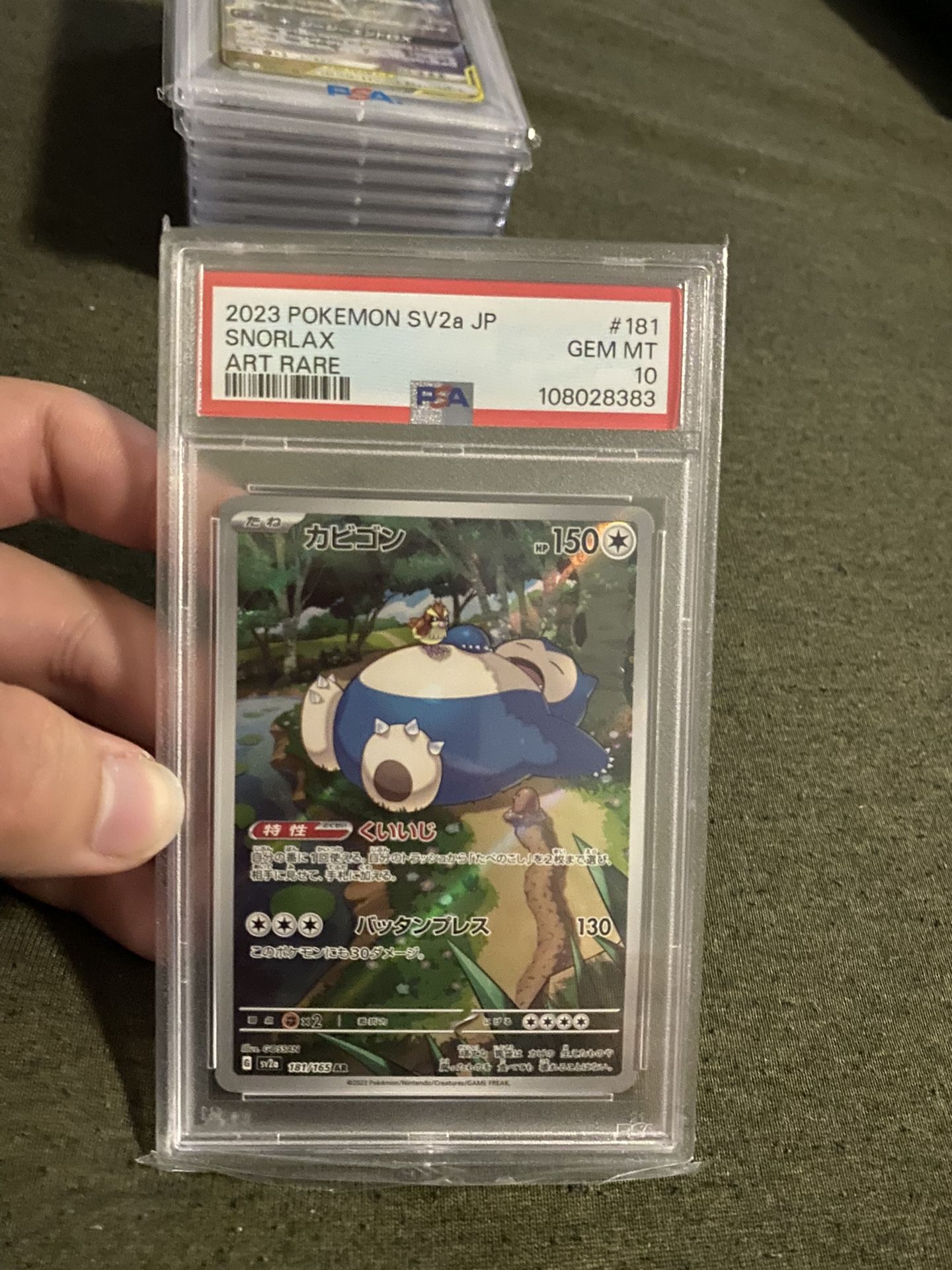 Japanese Snorlax PSA 10