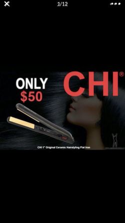 Sale, la plancha CHI original $50.