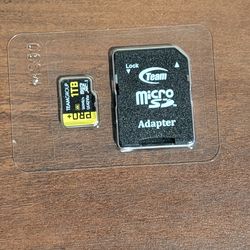 TEAMGROUP 1TB A2 V30 Micro SD Card w/ Adapter PRO+