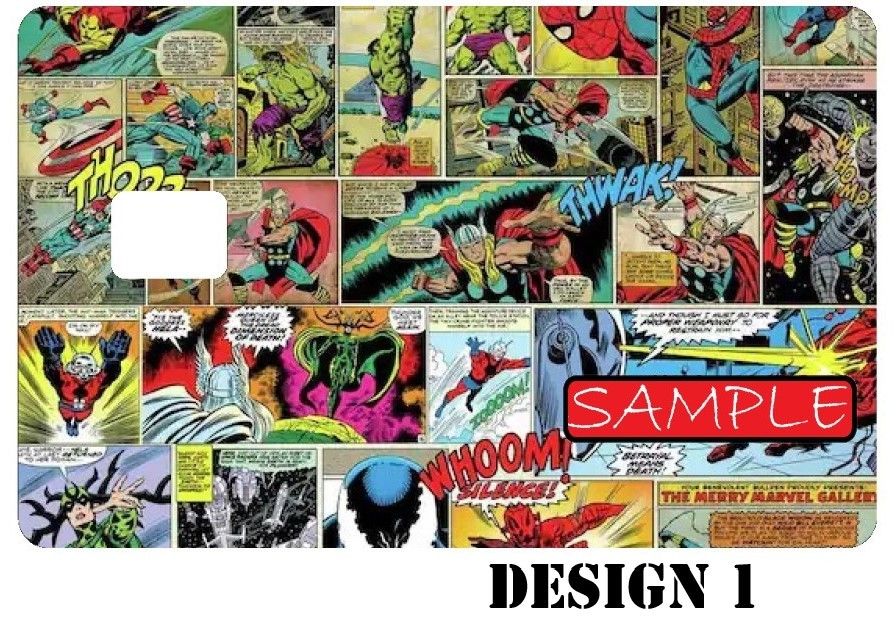 DC Comics Credit Card Skin Decal
