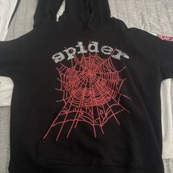 Black And Red Size Medium Spyder Hoodie 