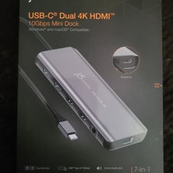USB-C Dual 4k HDMI Mini Dock