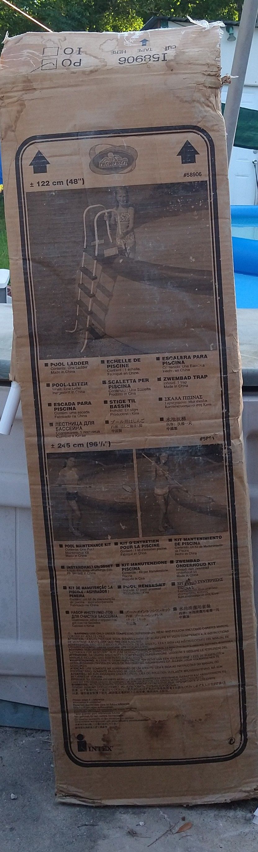 New In The Box. Intex LG Pool Ladder
