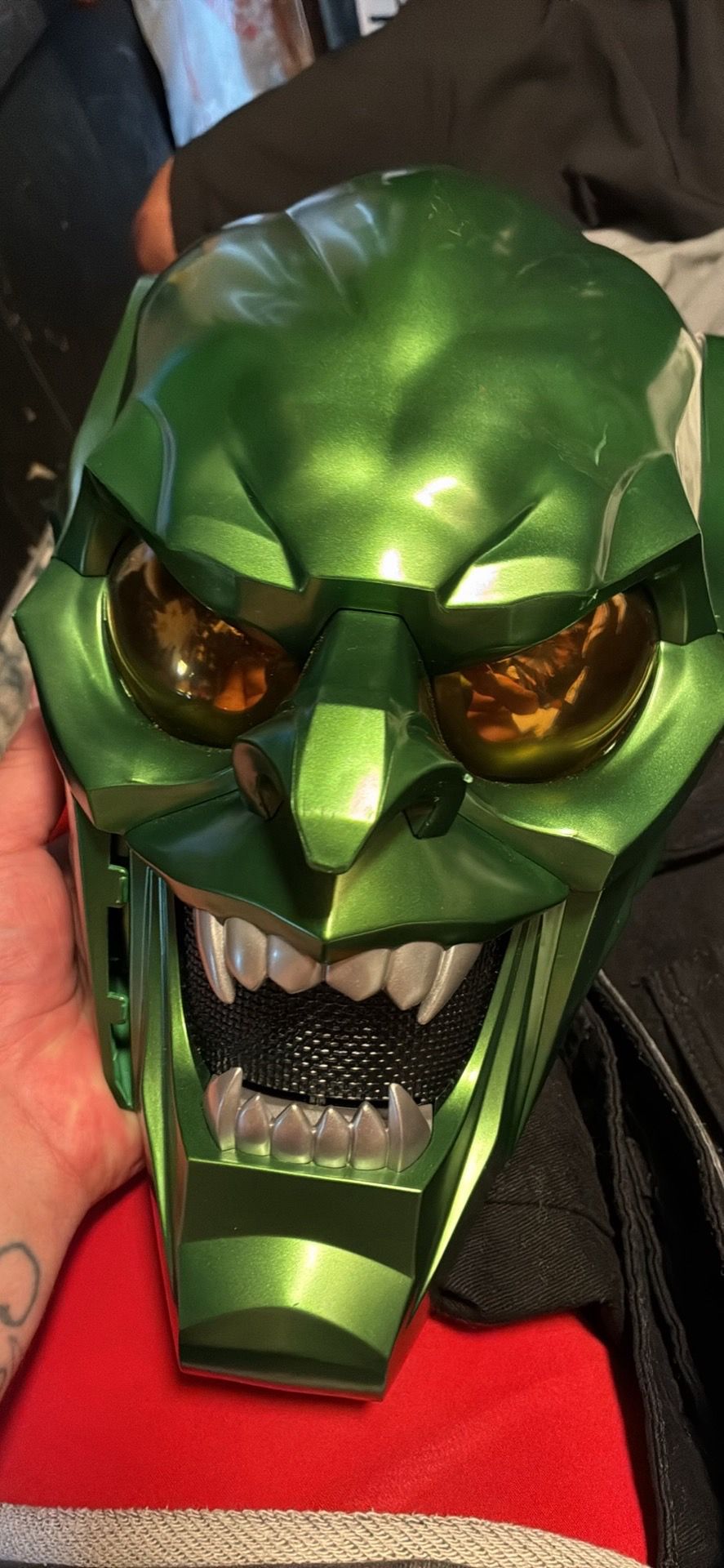 Green goblin mask