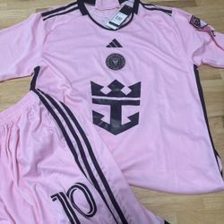 Inter Miami 2024 - SHORT+ JERSEY- Kids Sizes  