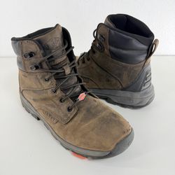 Brunt Kasparian 6" Soft Toe Boots Mens Sz 10 Brown Waterproof Work Safety USED