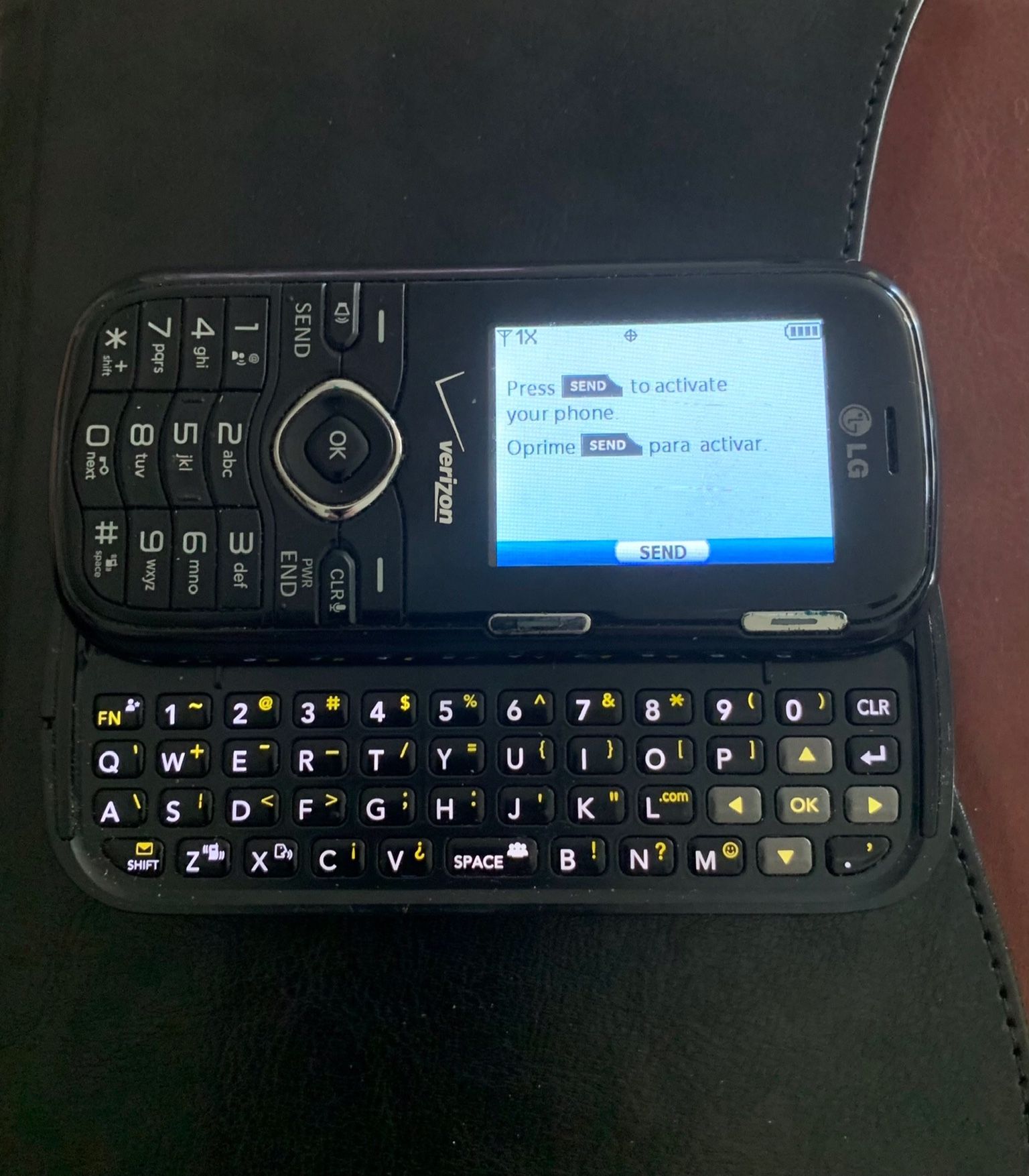 Lg Cosmos Vn250 Black Verizon Slide Phone