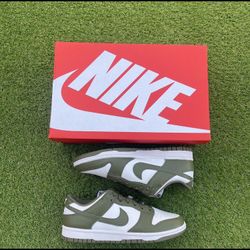 Nike Dunk Low Medium Olive Green Size 7W / 7.5W / 8W / 8.5W