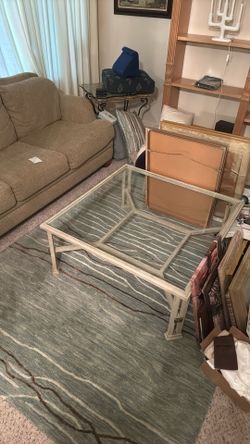 Table (Metal And glass)