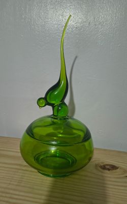 VIKING GLASS CANDY DISH - CENTERPIECE 13"×5.5"