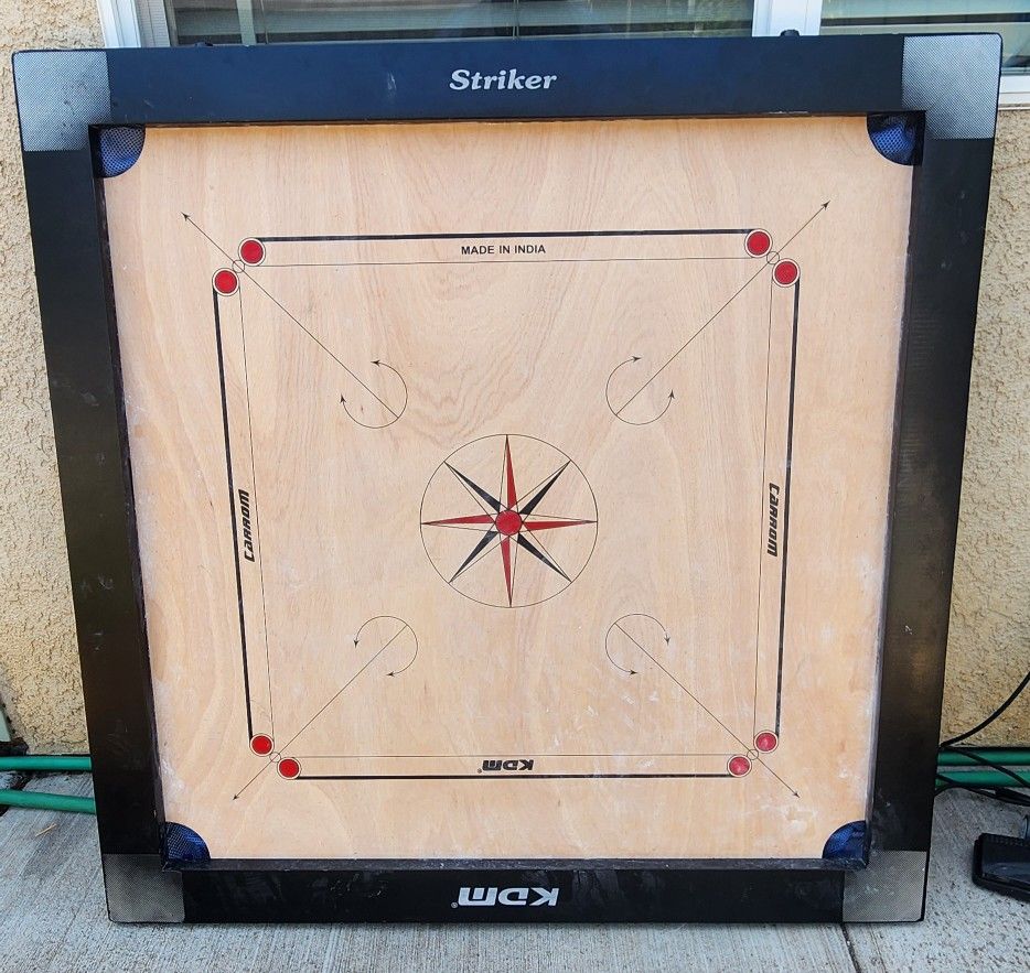 Carrom Board With Wooden Coins