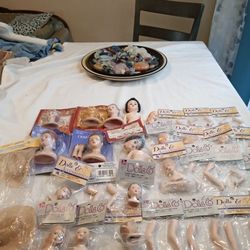 30 Piece Lot Of New Porcelain Dolls Different Brands  