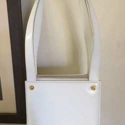 Versace white handbag