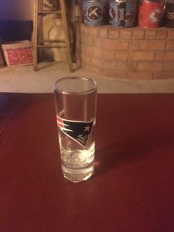 New England Patriots shot glass