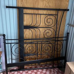 Solid Queen bed frame