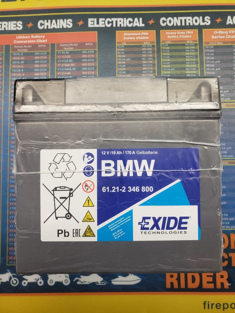 BMW Motorrad motorcycle battery OBO