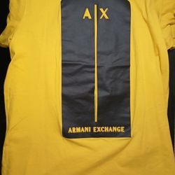 Armari exchange, t-shirt, yellow, small in men