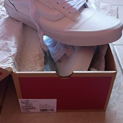 All White Men's Vans Size 11.5 obo