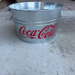 Coca-Cola Metal Bucket