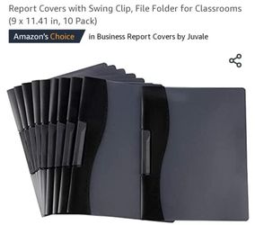 Basic Report Folder Cover With Clip