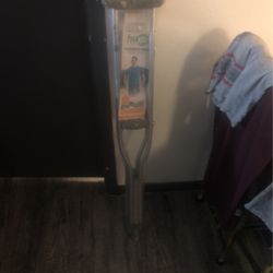 Crutches, Aluminum, Never Opened 