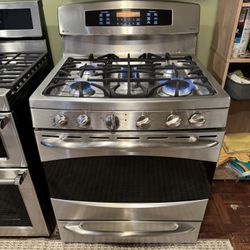 Estufa GE Stainless Steel 5 Quemadores 