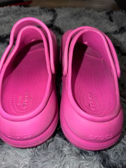 Pink Crocs