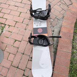Burton Custom 162cm Snowboard With Bindings