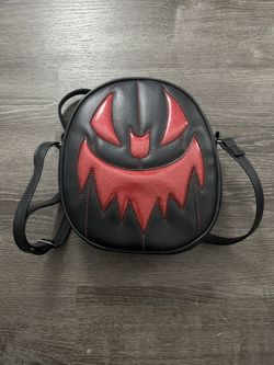 Love Pain & Stitches Leather Pumpkin Bag.