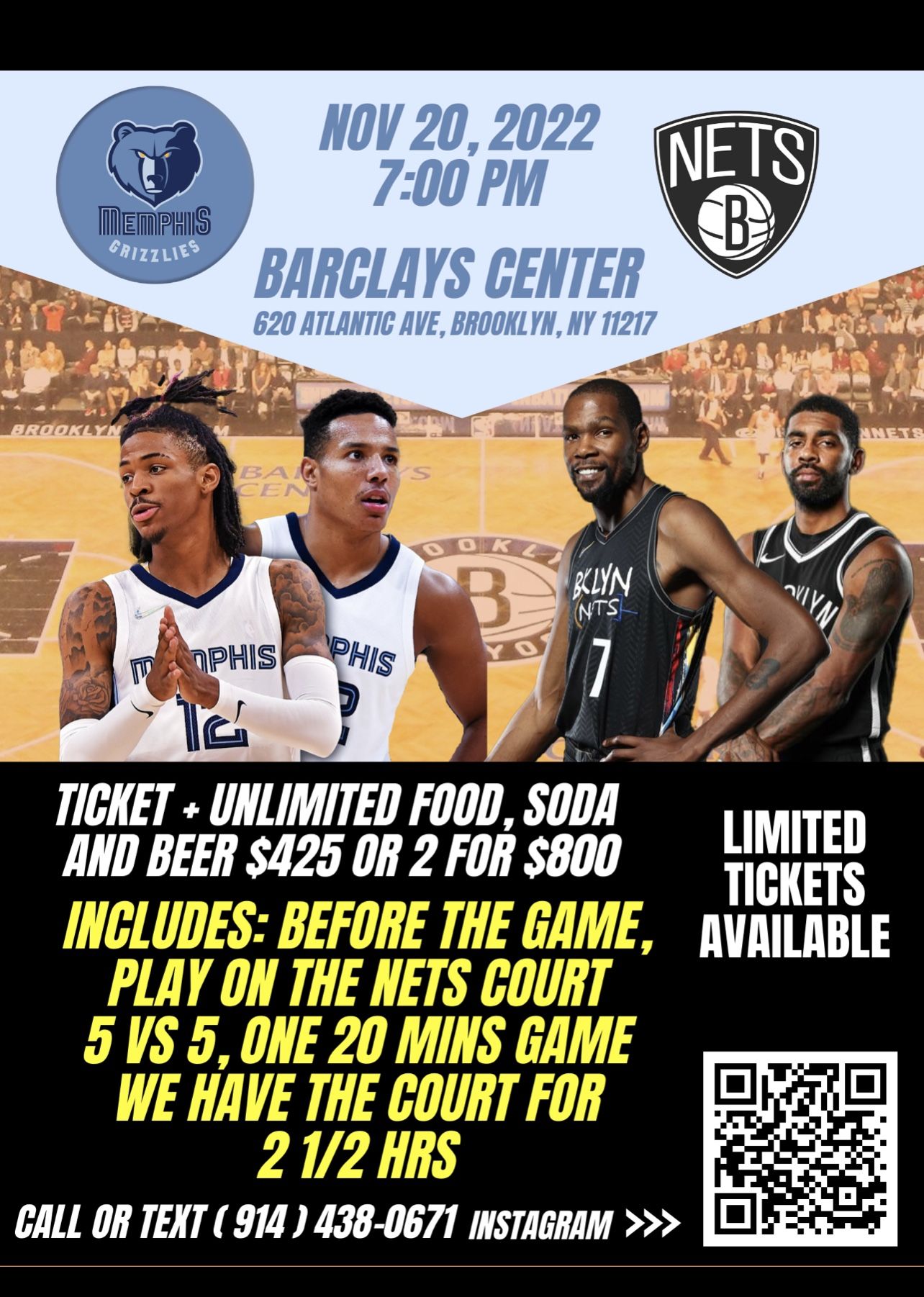 Brooklyn Nets Vs Memphis Grizzlies