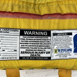 60 Slop Winslow Life Raft 