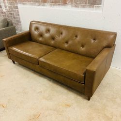 Ethan Allen Leather Marcus Sofa -Delivery Available