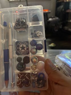 Dallas Cowboys Snap Charms and Beads Lot