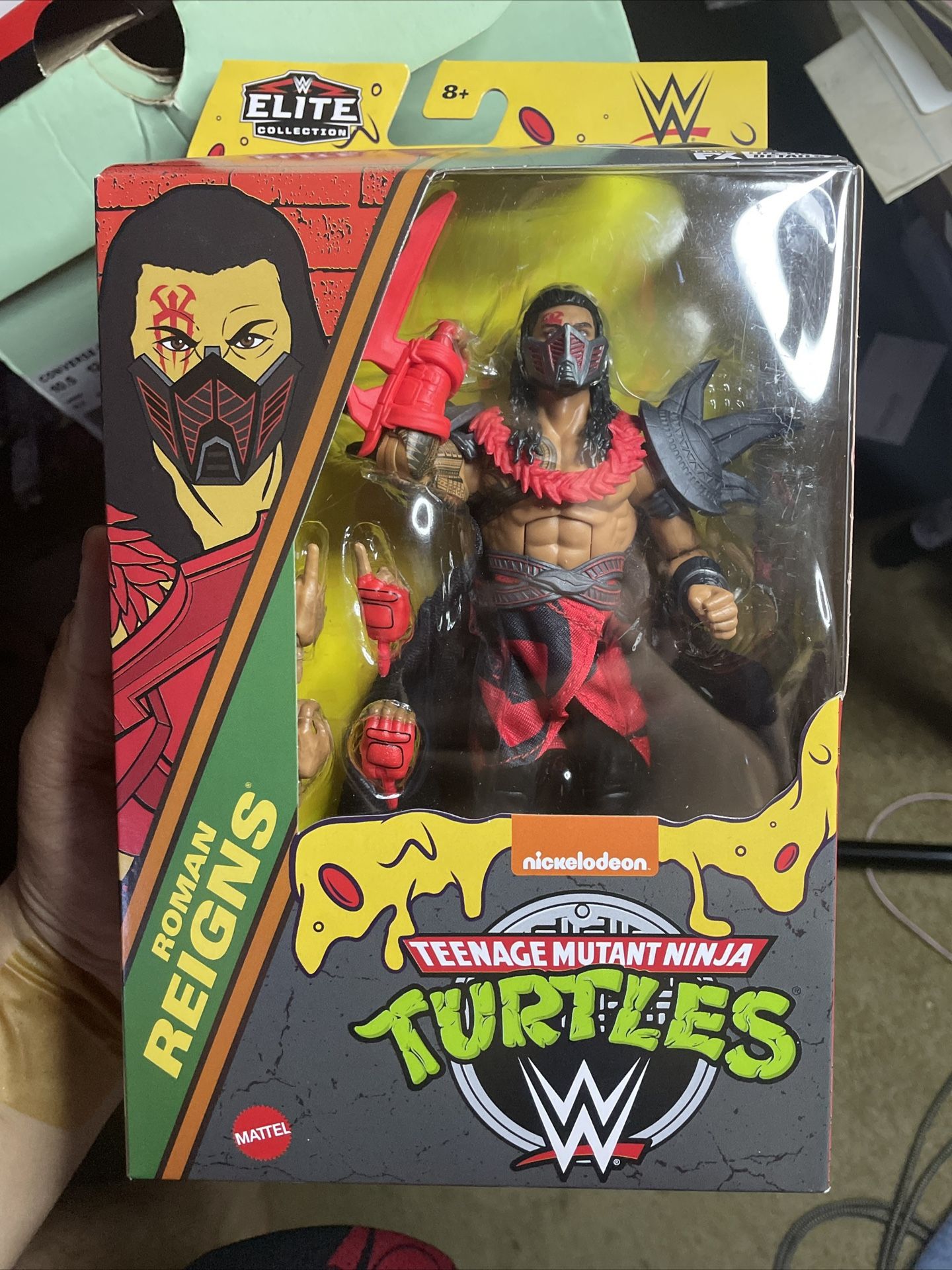 WWE Elite Collection x TMNT Roman Reigns /Shredder Wrestling Action Figure 2024