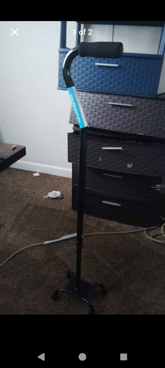 Foam Grip Quad Cane And Folding Cane