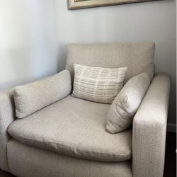 Refined Sand Oversized Chair