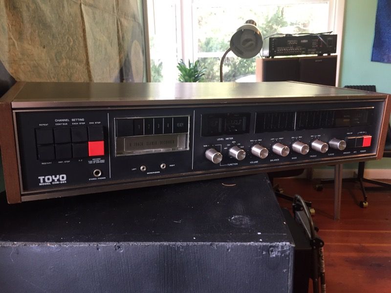 Toyo CHR-665 stereo receiver with built in 8-track.