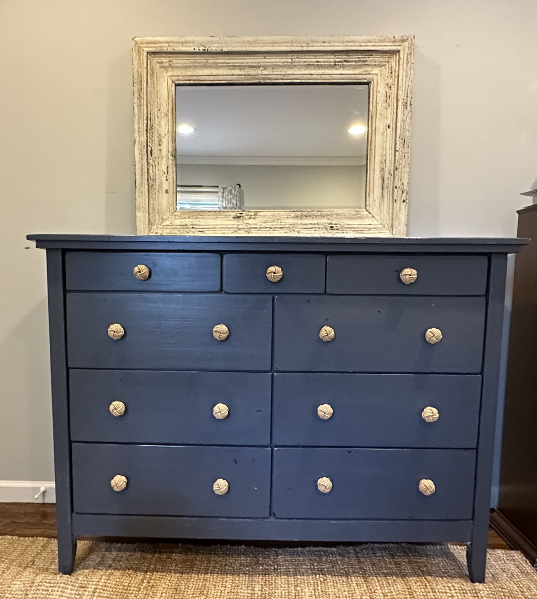 Boys Nautical Bedroom Set - Dresser, Night Table and Mirror