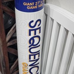 Jax Giant SEQUENCE Game Tube Edition with Cushioned Mat (27" x 32") Cards and Chips