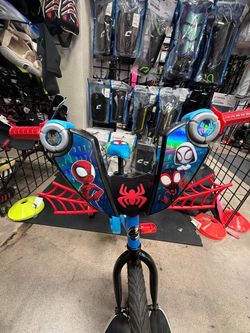 Used Huffy Spiiderman Kids Bike w/ Training Wheels