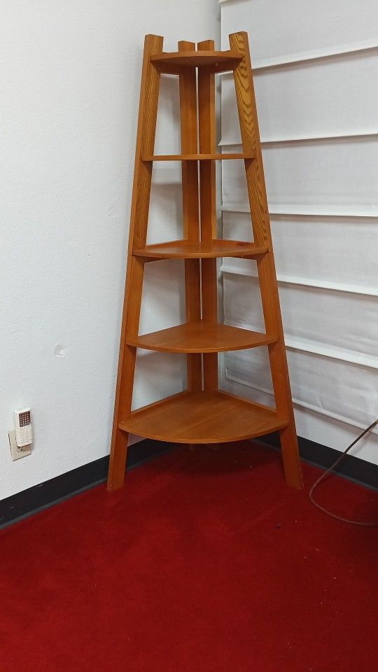 Corner Shelf Unit 63 Inches Tall