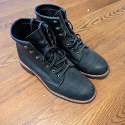 Aldo Black Boots Sz 8